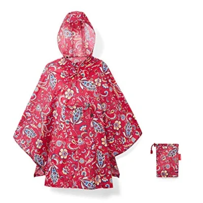 Afbeelding van reisenthel Dames Mini Maxi Poncho regenjas (1 stuk), Paisley Ruby, onesize grote maten