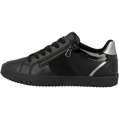 Afbeelding van Geox Meisjes D Blomiee E Sneakers, zwart, 36 EU