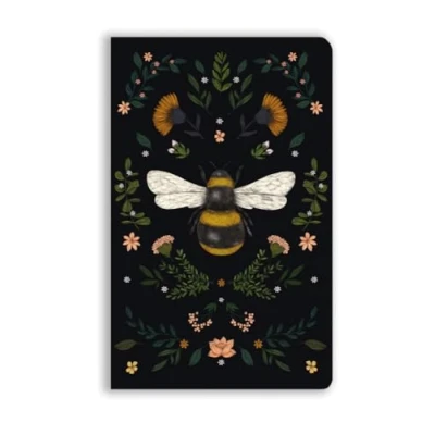 Afbeelding van Flame Tree Soft Touch Journals Jade Mosinski: Bee (Soft Journal)