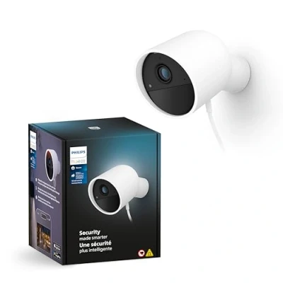 Afbeelding van Philips Hue Secure bedrade beveiligingscamera Wit