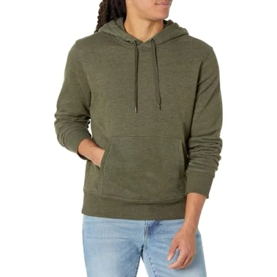Afbeelding van Amazon Essentials Men&#039;s Fleecetrui met capuchon (verkrijgbaar in grote en lange maten), Olijfgroen, XL