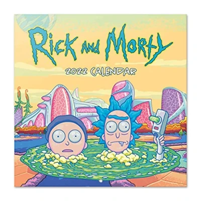 Afbeelding van Grupo Erik CP22015 CP22015Kalender 2022 Rick &amp; Morty Wandkalender 12 Maanden + Poster