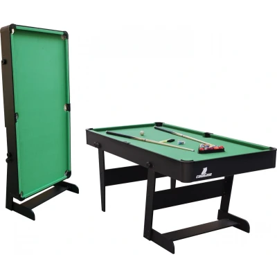 Afbeelding van Cougar Hustle XL Pooltafel 6ft inklapbaar zwart / groen Inklapbare biljarttafel incl. accessoires