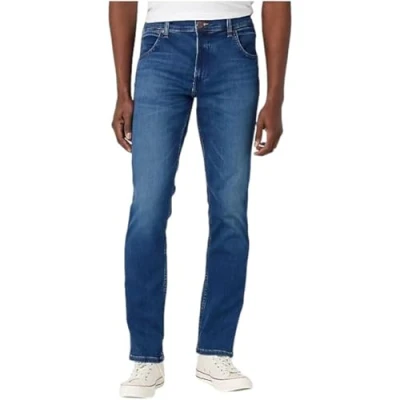 Afbeelding van Wrangler BORO Straight leg jeans, Heren, Maat: 44x34, Verve