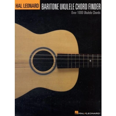 Afbeelding van Hal leonard baritone ukulele chord finder over 1000 chords