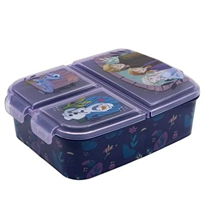 Afbeelding van Frozen brooddoos / broodtrommel 3 vaks