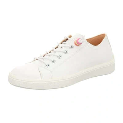 Afbeelding van Think! Dames TURNA_3 000792 chroomvrij gelooid duurzaam vervangbaar voetbed sneaker, 1000 Bianco/Combi, 41,5 EU, Bianco combi, 41.5 EU