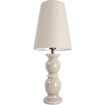 Afbeelding van Lucande Tafellamp 1licht Keramiek, Textiel H: 63.1 cm E27 beige