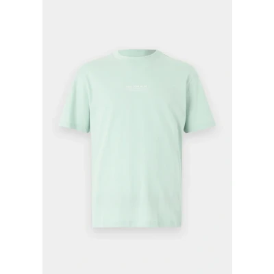 Afbeelding van TOM Tailor Denim Relaxed Printed Tshirt basic, Heren, Maat: XS, Sea foam