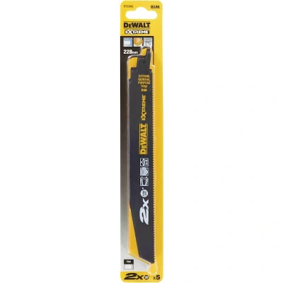 Afbeelding van DeWalt Accessoires Reciprozaagblad 2X BiM 228x2.5mm extra dik, universele toepassing DT2308L QZ