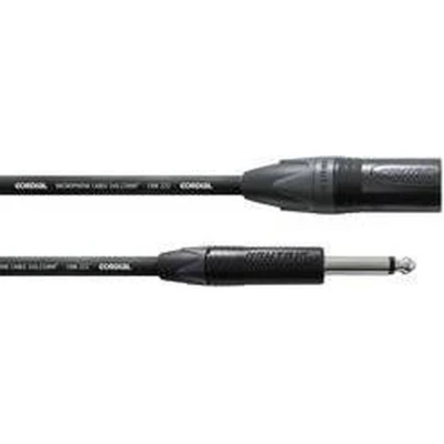 Afbeelding van Cordial CPM 5 MP XLR Adapterkabel [1x stekker 1x Jackplug male 6,3 mm] 5.00 m Zwart