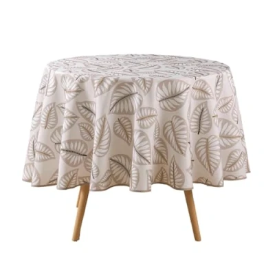 Afbeelding van Ronde polyester tafelkleed met print ALMA, Ø 180 cm