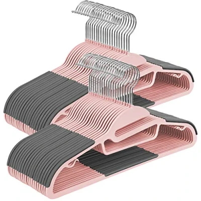 Afbeelding van Kledinghangers Set van 50 met Anti slip Coating