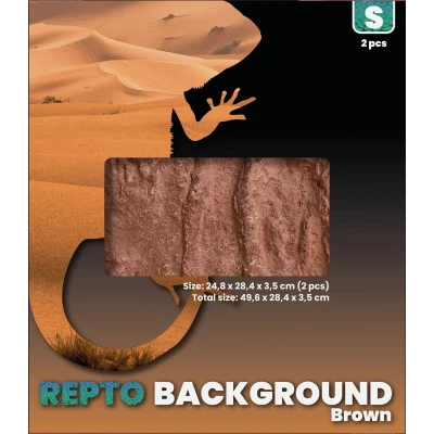 Afbeelding van Repto Background Brown Terrarium Achterwand 51x25x3,5 cm