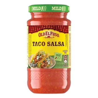 Afbeelding van Old El Paso Tortilla Taco Salsa Mild fruitige kruidige tomatensalasa 1 x 235 g