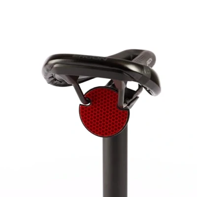 Afbeelding van Fahrer Berlin Unisex Jeugd zadelreflector rood fiets reflector, eenheidsmaat