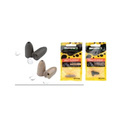Afbeelding van Spro Tungsten Bullet Sinkers Gravel Pit 7g (2stuks) Inline lood