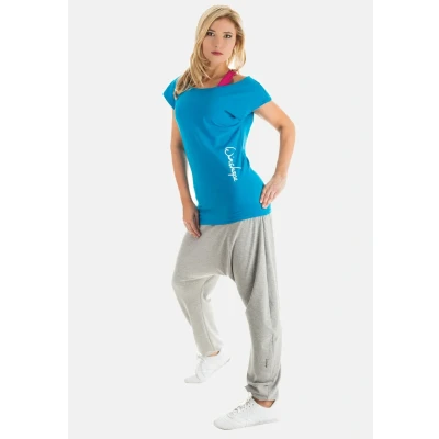 Afbeelding van Winshape Tshirt print, Dames, Maat: XL, Turquoise