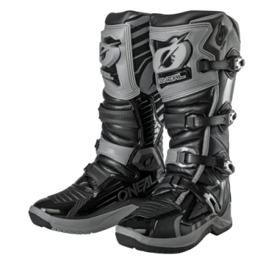 Afbeelding van O&#039;NEAL motorcross laarzen Enduro Motocross anti slip buitenzool voor maximale grip, ergonomische hielzone, geperforeerde voering RMX Volwassen Zwart grijs Maat 44