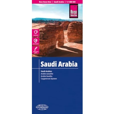 Afbeelding van Reise Know How Landkarte Saudi Arabien / Arabia (1:1.800.000): reiß und wasserfest (world mapping project)