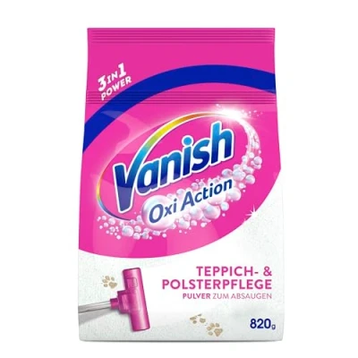 Afbeelding van Vanish Oxi Tapijtreiniger Poeder 1 x 820 g Groot oppervlak