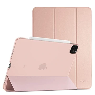 Afbeelding van ProCase Smart Case voor iPad Pro 12.9 2020, slanke harde beschermhoes 12,9 inch 4e generatie smaragd