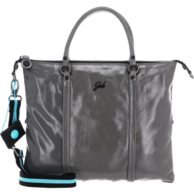Afbeelding van Gabs Leren Schoudertas G3 Plus TG Glass Tube Black Shoulder Bag Basalto Grijs