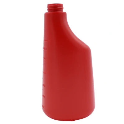 Afbeelding van Fles 600 ml polyethyleen rood