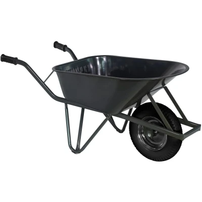 Afbeelding van Bouw kruiwagen staal 85 Liter ovale buis NL fabricaat (INFORMEER NAAR DE LEVERTIJD)