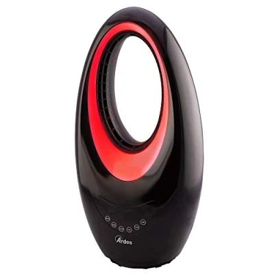 Afbeelding van Ardes AR4BL1 Sauron ventilatorkachel zonder schepen, keramiek, afstandsbediening, led nachtlampje, timer, touch, oscillerend