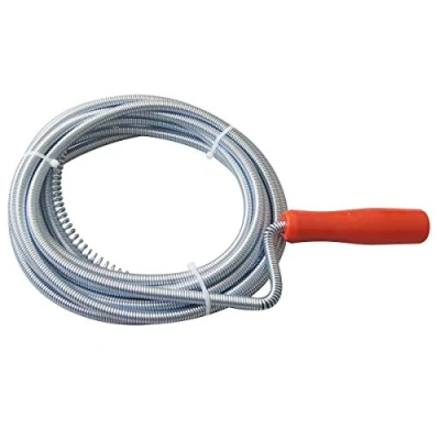 Afbeelding van KATSU Drain Cleaner Unblocker Auger Flexibele Slang Draad 5 m x 9 mm voor Aanrecht Sanitair Pijp Reiniging 318709