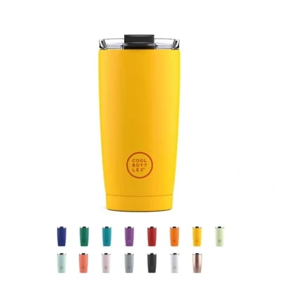 Afbeelding van Cool Bottles Thermosbeker 550 ml 5 uur warm, 10 koud BPA Vrij Vivid Yellow