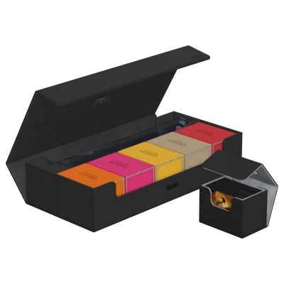 Afbeelding van Ultimate Guard SuperHive Flip Case 550+ Monocolor Black