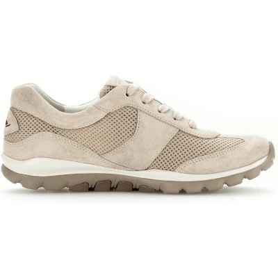 Afbeelding van Gabor 46.966.23 dames sneaker beige maat 37 (EU) 4 (UK)