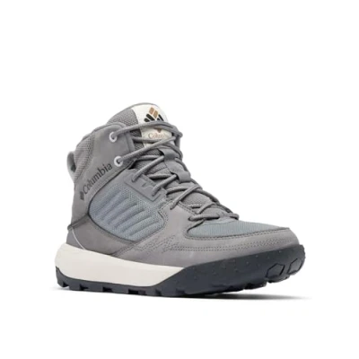 Afbeelding van Columbia Portlander Mid Rise Wintersneakers voor heren, City Grijs Zwart, 45 EU