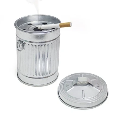 Afbeelding van Balvi Asbak Garbage 13 X 11,5 Cm Metaal Zilver