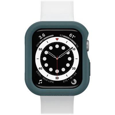 Afbeelding van OtterBox All Day Watch Bumper voor Apple Series SE (2e gen/1e gen)/6/5/4 44mm, Schokbestendig, Valbestendig, Slanke beschermhoes Watch, Guards Display and Edges, Groen/Blauw