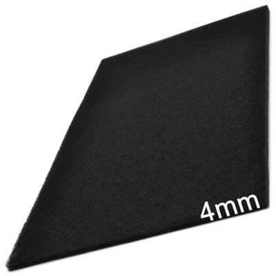 Afbeelding van Easyboost Luchtfilterschuim, 4 mm dik, 28 x 15 cm, universeel, om op maat te snijden, voor scooter, motorfiets, quad, grasmaaier, motorhelling, kettingzaag, filtratie luchtbox
