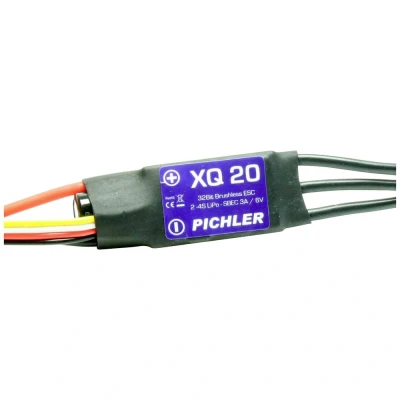 Afbeelding van Pichler XQ+ 20 Slim Brushless snelheidsregelaar voor RC vliegtuig Belastbaarheid (max.): 30 A