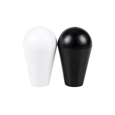 Afbeelding van EG STARTS Arcade Joystick&#039;s Oval Balltop, Ellips Topball Handvat gebruik voor 2 spelers Joystick DIY Kit Sanwa MAME Jamma Part (Wit &amp; Zwart)