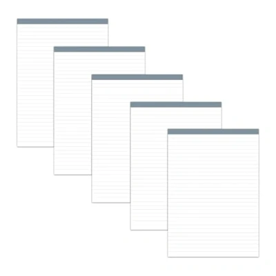 Afbeelding van Staufen Style schrijfblok 5 blokken van elk 50 vel, DIN A4, 70 g/m² gelinieerd, zonder schutblad