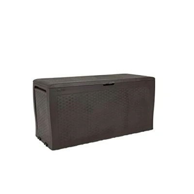 Afbeelding van Keter Truhe Samoa 270L, houtlook, bruin, 116,7 x 44,7 57 H cm