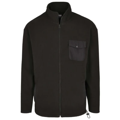 Afbeelding van Urban Classics Fleecejas voor kinderen, Maat: 110/116, Black