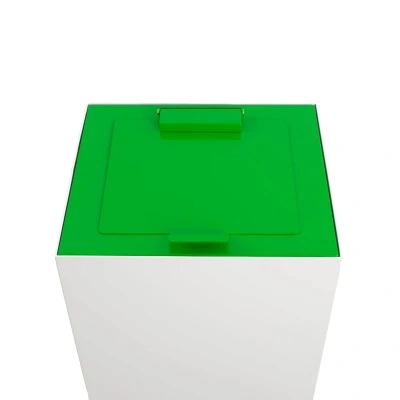 Afbeelding van Top met klepdeksel voor modulaire afvalscheidingsunit 90 liter Groen
