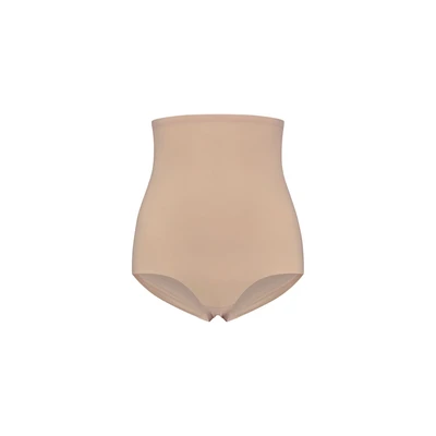 Afbeelding van Bye Bra Corrigerende Hoge Slip, Slips Met Taille, Sterk Shapewear Voor Dames, Buik, Beige, L