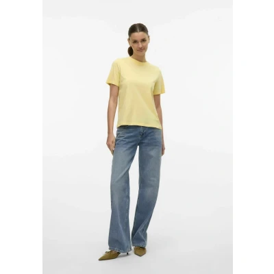 Afbeelding van VMPAULINA SS T shirt GA JRS NOOS, Lemon Meringue, S