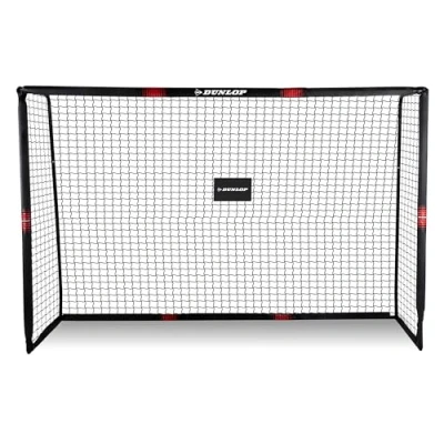 Afbeelding van Dunlop Voetbaldoel 300 x 200 120cm Voetbalgoal Groot Metaal Zwart/Geel