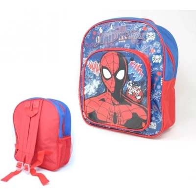 Afbeelding van Marvel Spider man rugzak met voorvak rood / blauw Spiderman rugtas