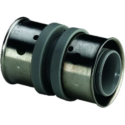 Afbeelding van Viega Smartpress rechte koppeling PPSU grijs 20 x 16 mm pers