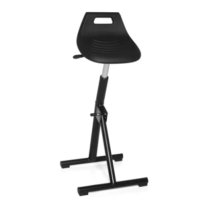 Afbeelding van HJH OFFICE staande hulp/werkstoel TOP WORK zwart Inklapbaar.